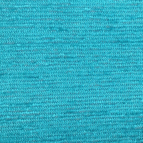 Tissu chenille Esparta bleu caraïbes Froca