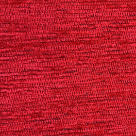 Tissu chenille Esparta rouge royal Froca