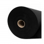 Tissu non tissé noir 70 g/m² - largeur 90 cm, rouleau de 250m