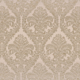 Tissu jacquard Vérone Juliette beige Camengo