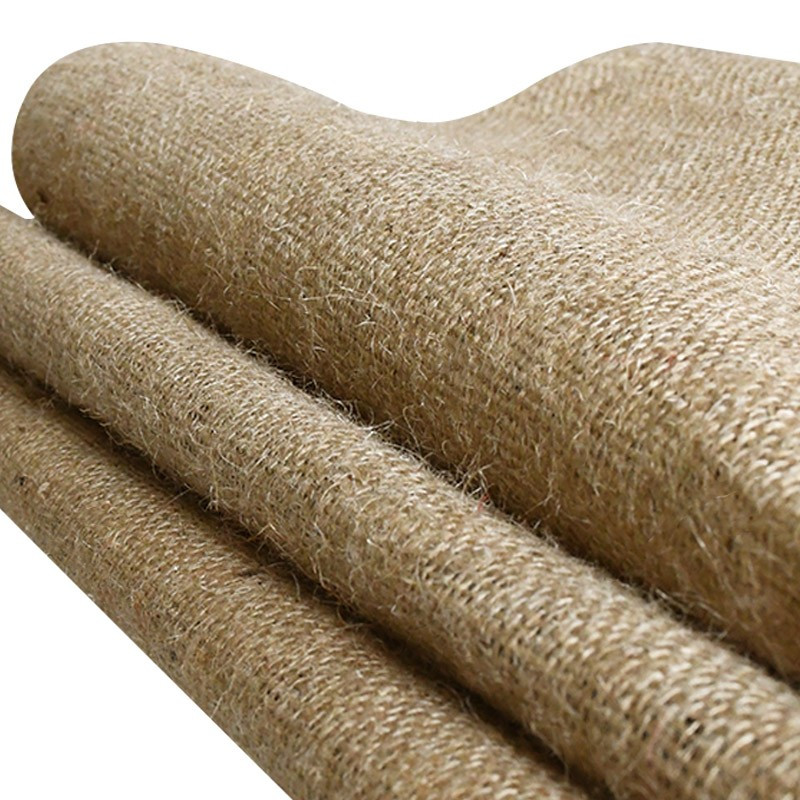 Toile De Jute 200x160 Cm - Tissu Naturel Découpable Pour Déco, Artisanat, Nappes