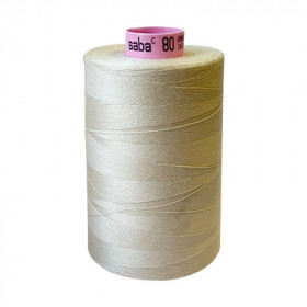 Bobine de fil SABA 80 beige clair 1384 - 5000ml