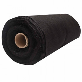 Toile de jute noir 330 gr/m² 140 cm - 25m