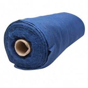 Toile de jute bleu 330 gr/m² 140 cm - 25m