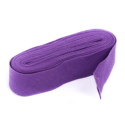 Biais coton violet 20mm - 3 mètres
