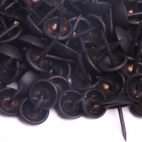 1000 clous tapissier noir mat Ø11 mm