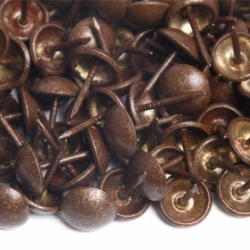 1000 Clous tapissier Bronze Vieilli Fin Perle Fer 11mm