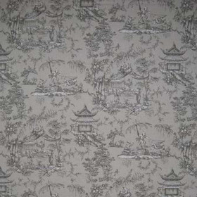 Toile de Jouy Sichuan gris Casal