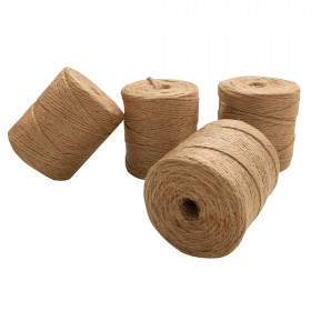 Corde de jute 2/3 pelote de 180g, lot de 4