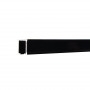 Rail rideau CS noir sur mesure sans accessoire Forest de 30 cm à 190 cm