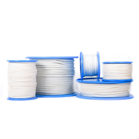 Drisse polyamide tressée ø1 mm - Le rouleau de 200 mètres Drisse polyamide tressée ø1 mm - Le rouleau de 200 mètres