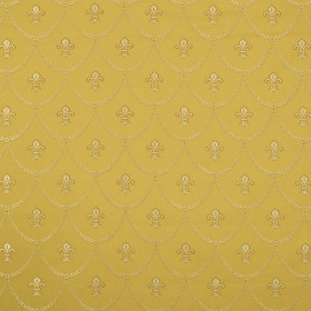 Tissu jacquard empire keller jaune Casal