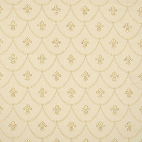 Tissu jacquard empire keller crème Casal