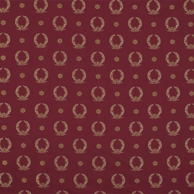 Tissu jacquard empire murat rouge Casal