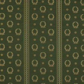 Tissu jacquard empire masséna vert Casal