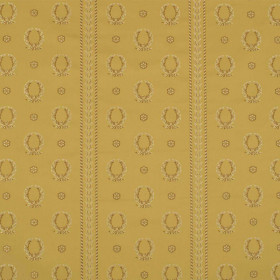 Tissu jacquard empire masséna jaune Casal