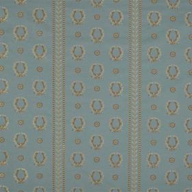 Tissu jacquard empire masséna bleu Casal