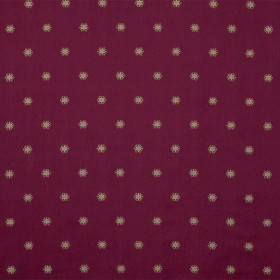 Tissu Casal - Collection Empire - Otrante Contrefond Rouge - 140 cm