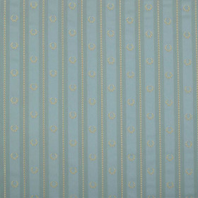 Tissu jacquard empire Napoléon bleu Casal