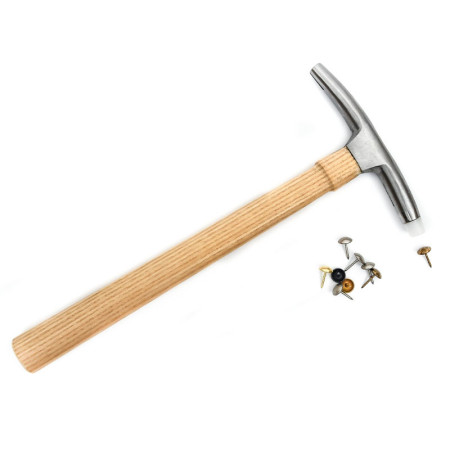Marteau De Tapissier 4 Oz – Acier Forgé, Manche Bois Dur – Neuf