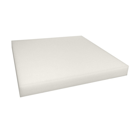 Lot de 4 coussins de chaise touffetés en mousse à mémoire de forme avec attaches et dos antidérapant pour salle à manger, 40 x 40 x 10 cm, gris