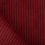 Tissu velours côtelé Poséidon rouge Didier Dassonville