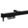 Rail rideau CS noir sur mesure avec accessoires Forest de 30 cm à 190 cm