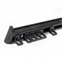 Rail rideau DS noir sur mesure avec accessoires Forest de 30 cm à 190 cm