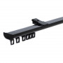 Rail rideau DS noir sur mesure avec accessoires Forest de 30 cm à 190 cm
