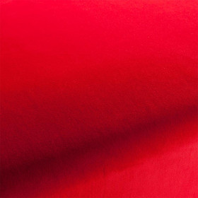 Tissu velours City Velvet rouge coquelicot 15 Jab