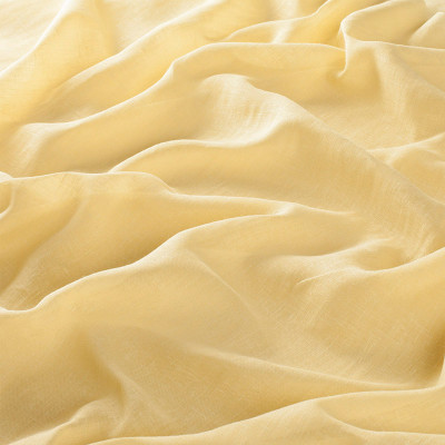 Tissu effet lin Gwendolyn jaune topaze 40 Jab 300 cm