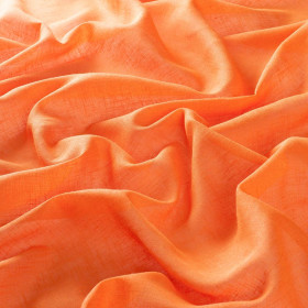 Tissu effet lin Gwendolyn orange 61 Jab 300 cm