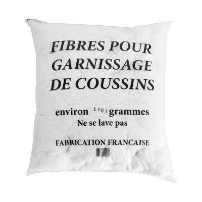 Fibre polycoton de rembourrage recyclée, 1 kg