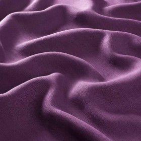 Tissu lin Stone Washed aubergine 180 Jab