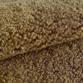 Tissu bouclette non feu Texel ocre Casal