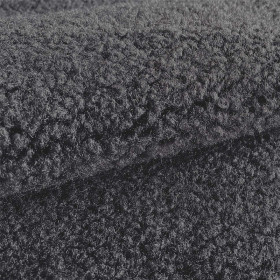 Tissu bouclette non feu Texel graphite Casal