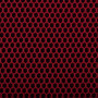 Tissu résille matelassée 3D mesh rouge en 140 cm - le mètre