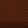 Tissu résille matelassée 3D mesh orange en 140 cm - le mètre