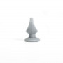 10 Glisseurs ronds pivotants pour rail rideau CRS Ø20/28 mm - Gris