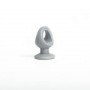 10 Glisseurs ronds pivotants pour rail rideau CRS Ø20/28 mm - Gris