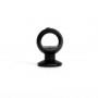 10 Glisseurs ronds pivotants pour rail rideau CRS Ø20/28 mm - Noir