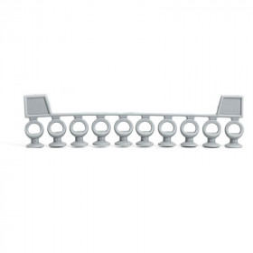 Glisseurs de rideaux avec crochets (20 pièces) pour rail 3x9mm SKA56110