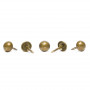 1000 Clous tapissier Vieilli Bronze Perle Fer 6,5 mm
