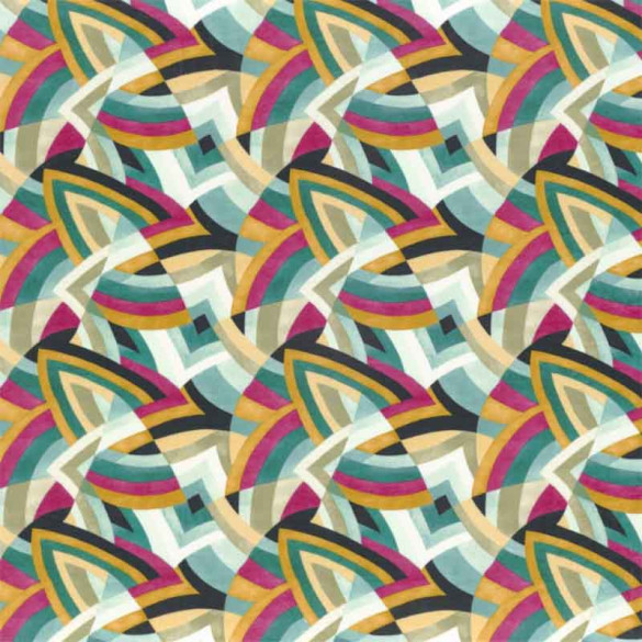 Tissu velours Capoeira hollywood Camengo