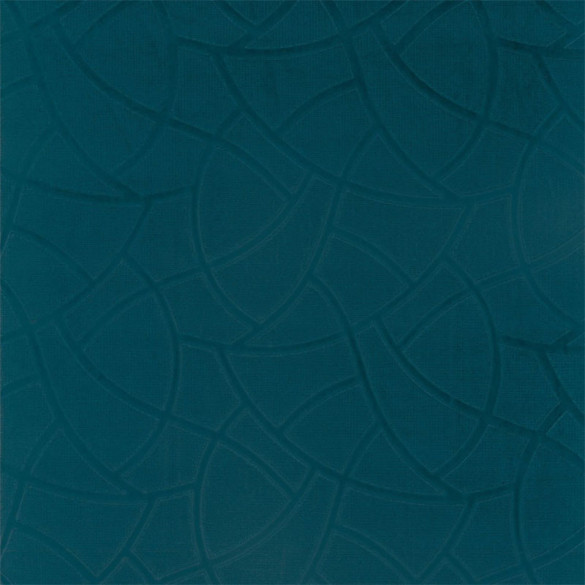 Tissu velours Copa Cabana émeraude Camengo