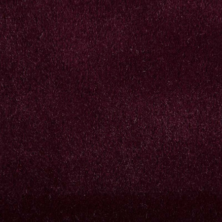 Coupon De Tissu Velours Bordeaux Prune - 180 X 138 Cm, 2nd Choix, Uni