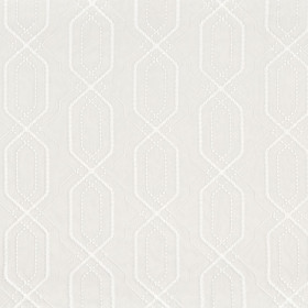 Voile organza Congo Square blanc Camengo 260 cm