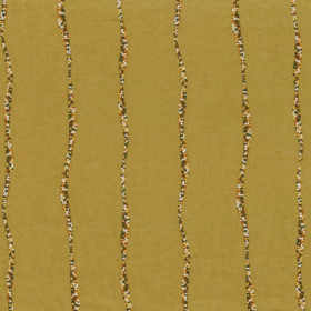 Tissu lin 100% Anthère moutarde Casamance