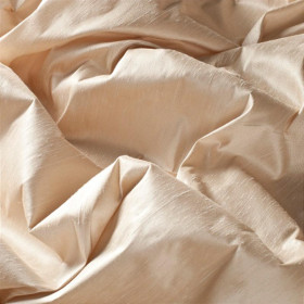 Tissu shantung Stefano beige doré 476 Jab