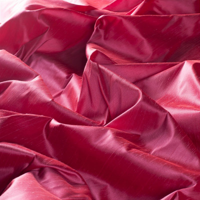 Tissu shantung Stefano framboise 468 Jab